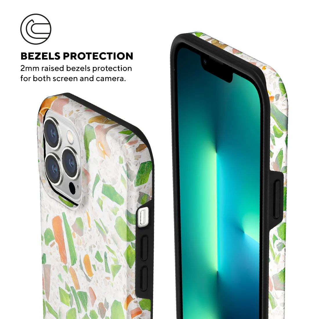 Terrazzo Green Custom - iPhone 13 Pro Max Case