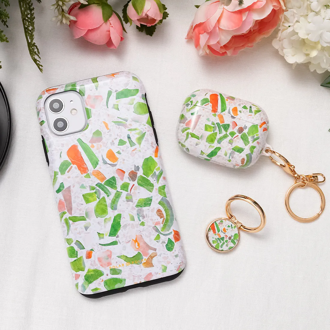 Terrazzo Green Custom - iPhone 13 Pro Max Case