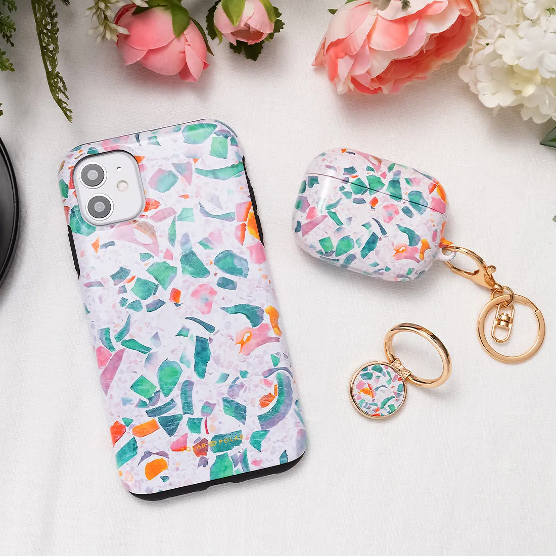 Terrazzo Lake Blue Custom - Samsung Galaxy S21 Plus 5G Case