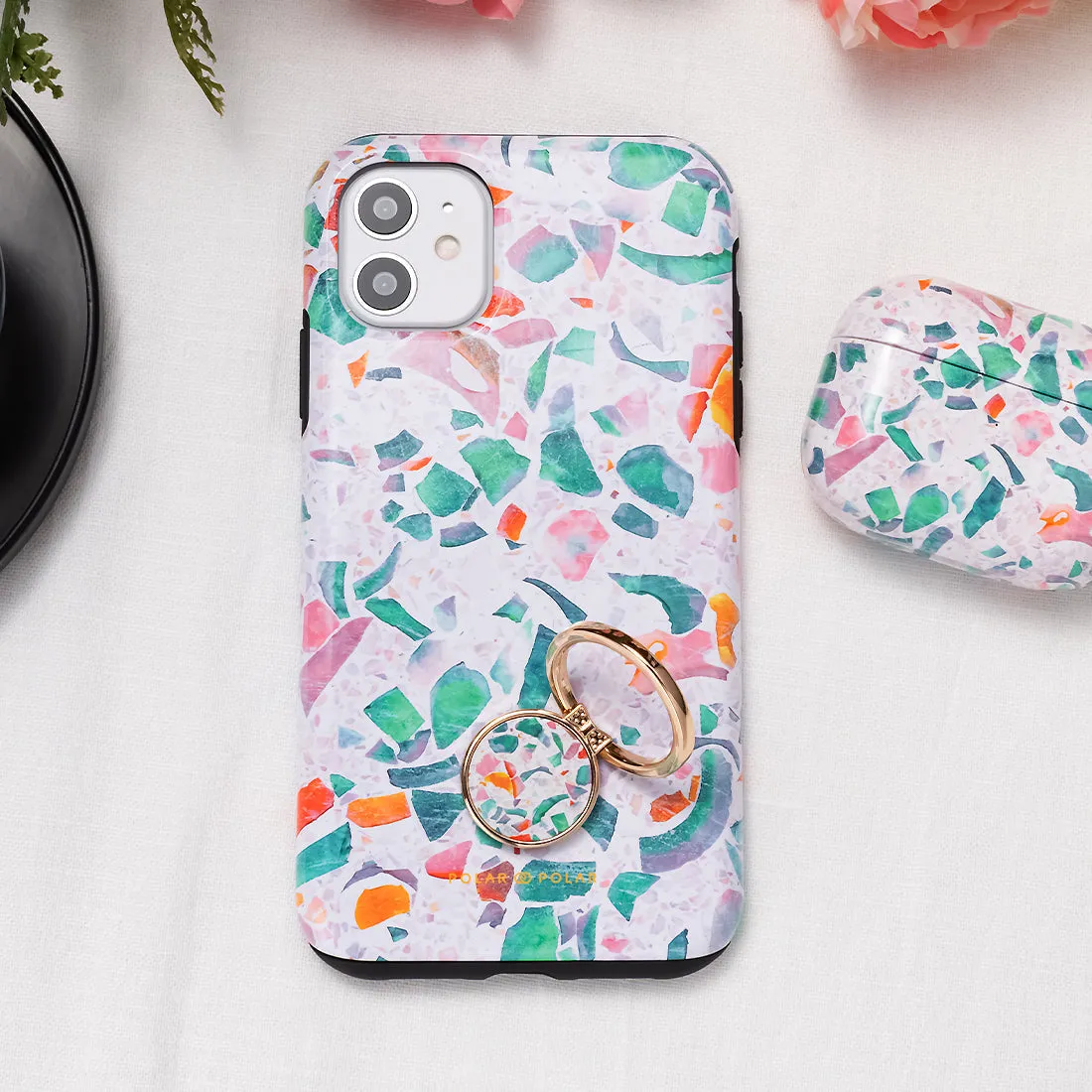 Terrazzo Lake Blue Custom - Samsung Galaxy S21 Plus 5G Case