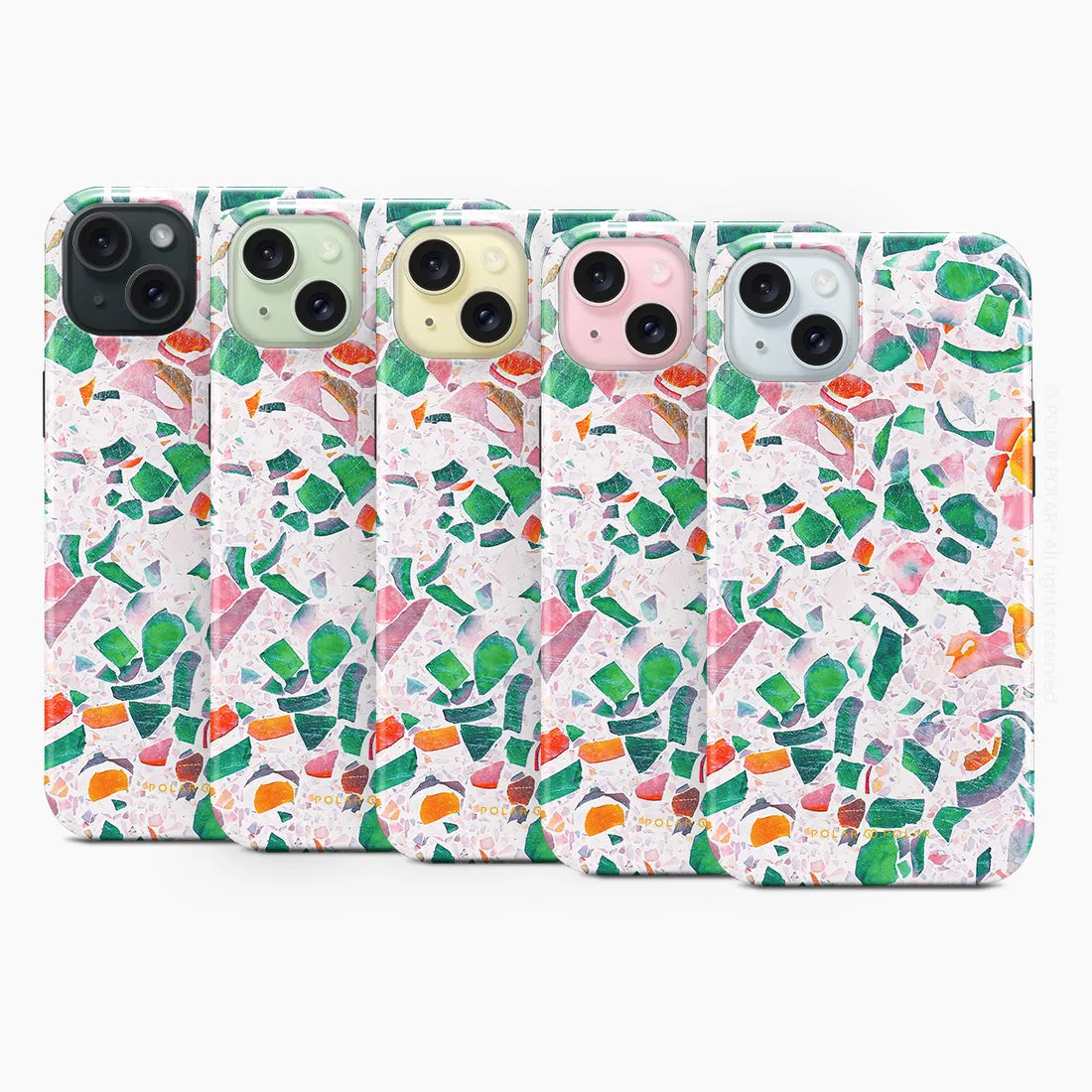 Terrazzo Lake Blue - iPhone 15 Plus Case