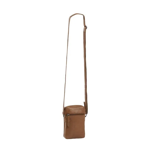 The Chesterfield Leather Phone Pouch Cognac Hamilton