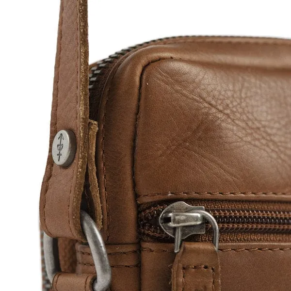 The Chesterfield Leather Phone Pouch Cognac Hamilton