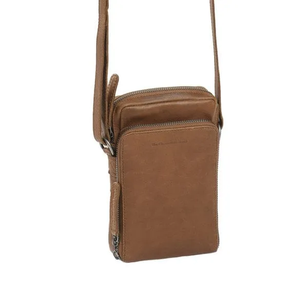 The Chesterfield Leather Phone Pouch Cognac Hamilton