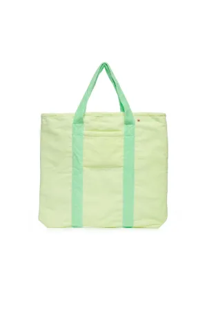 The Sagaponack Beach Tote - Green/Yellow