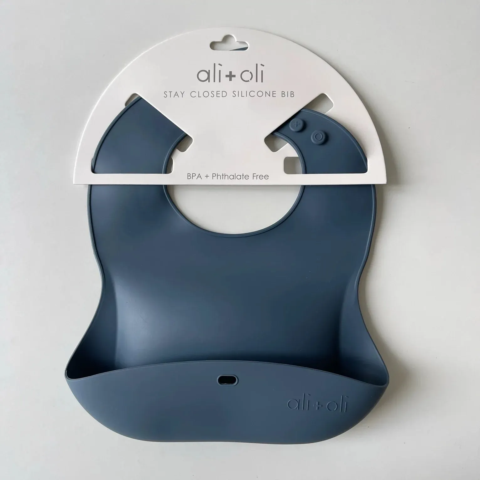 The Silicone Roll-Up Bib - Night Blue