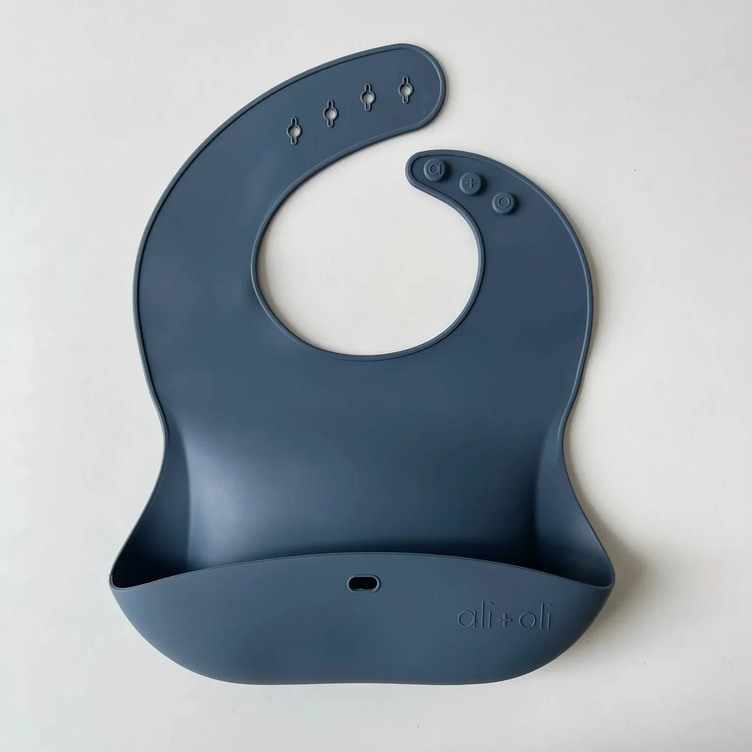 The Silicone Roll-Up Bib - Night Blue