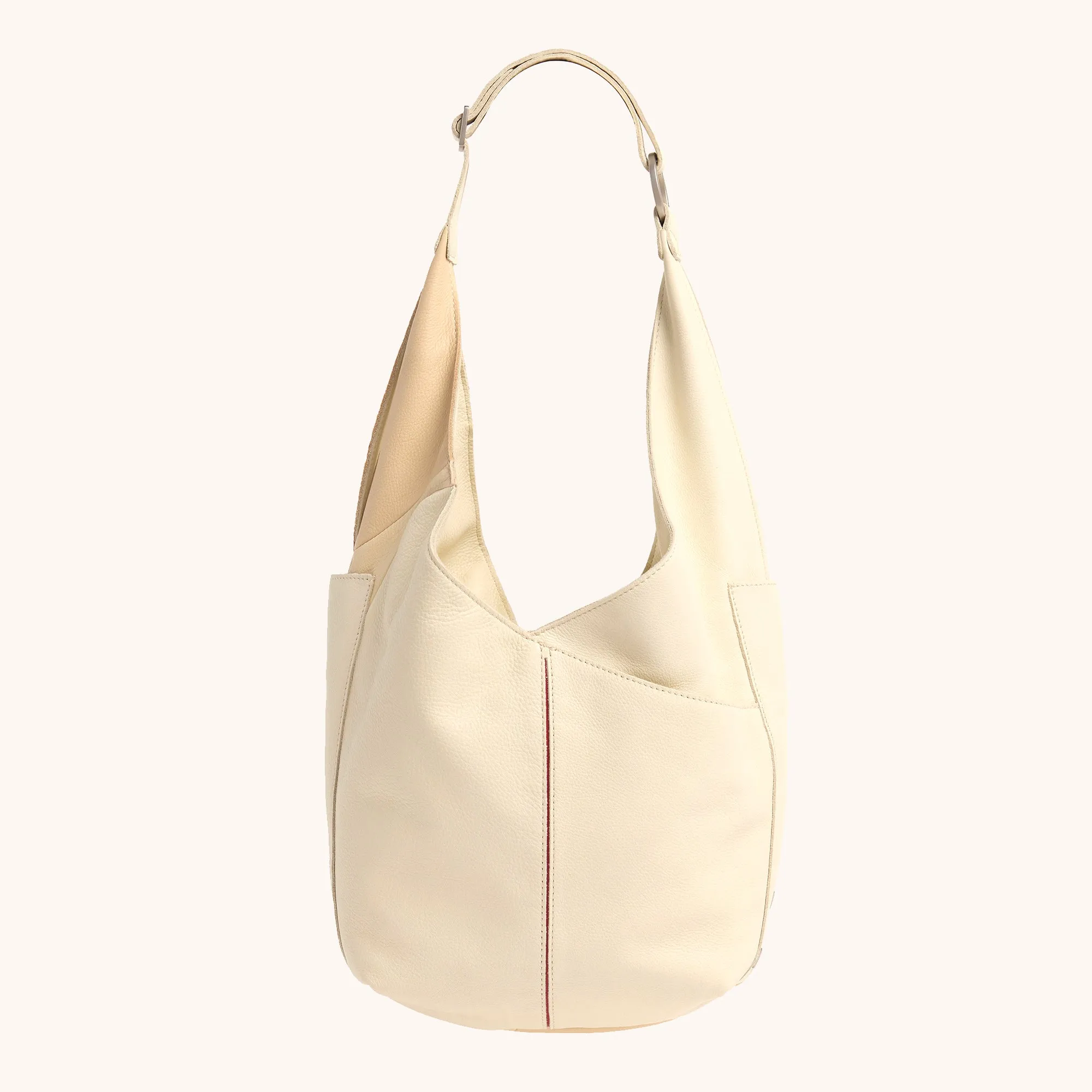 Tom Zip | Coastal Cream/Brushed Silver | Lrg