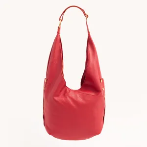Tom Zip | Poppy Red/Brushed Gold | Lrg