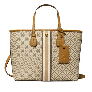 Tory Burch T Monogram Small Top-zip Multi Colored Tote Bag - 81963