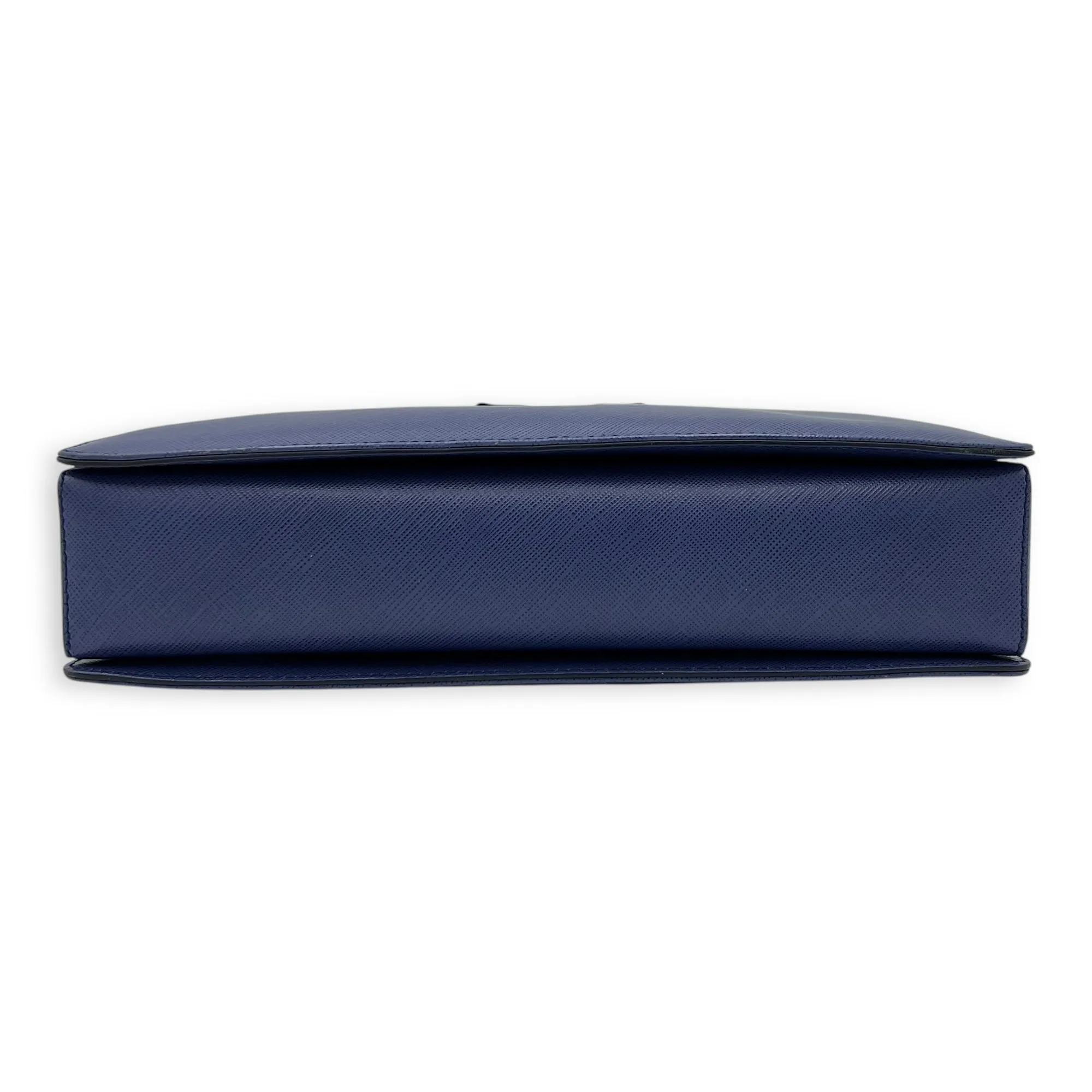 Tracy Crossbody Bag Small Blue in Saffiano Leather, Gold hardware