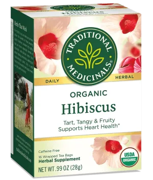 Traditional Medicinals - Organic Hibiscus Tea, 16 Bags