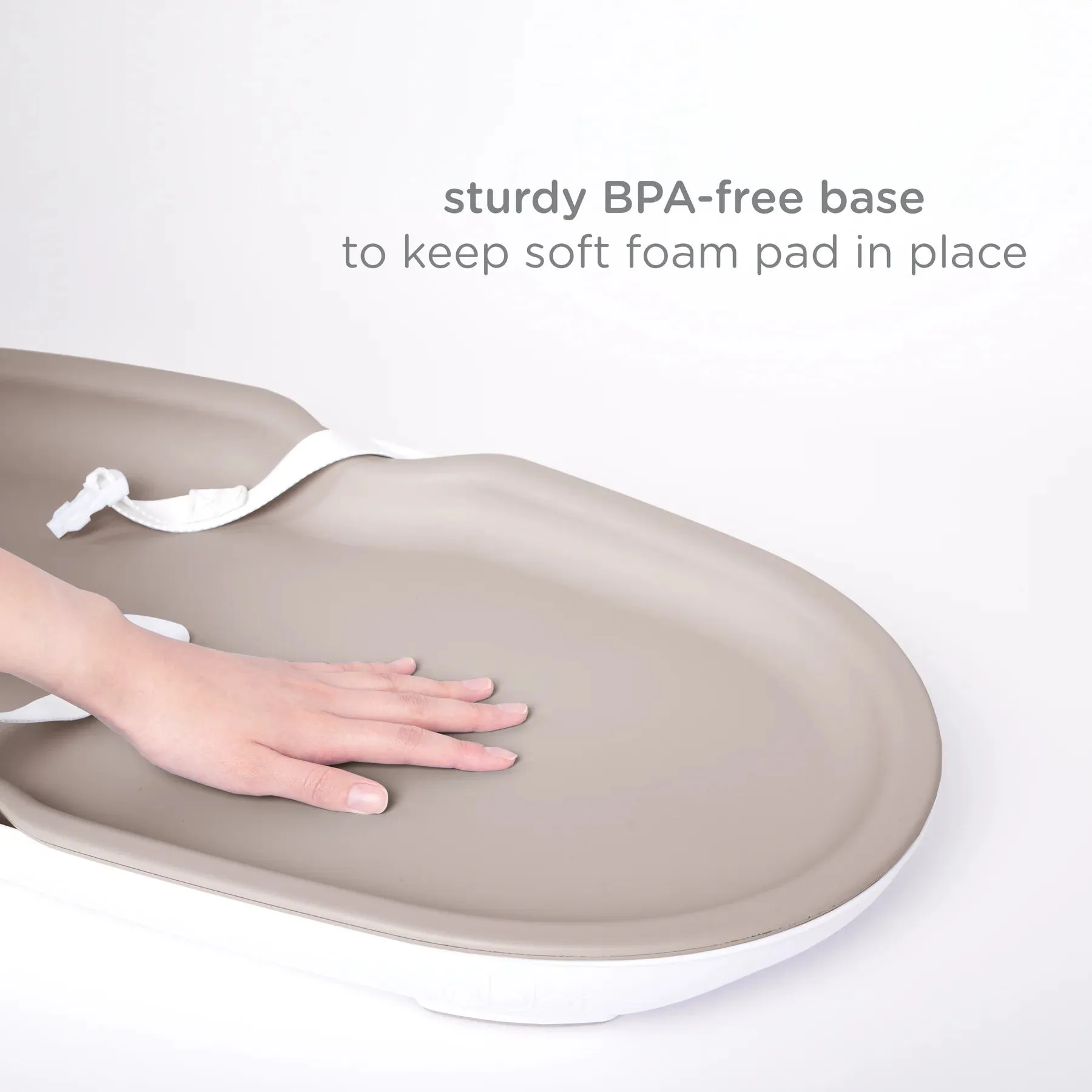 Ubbi Foam Changing Pad (Taupe)