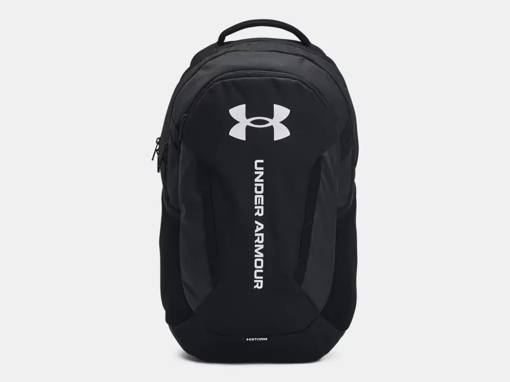 Under Armour UA Hustle 6.0 Backpack - Black / White - 002