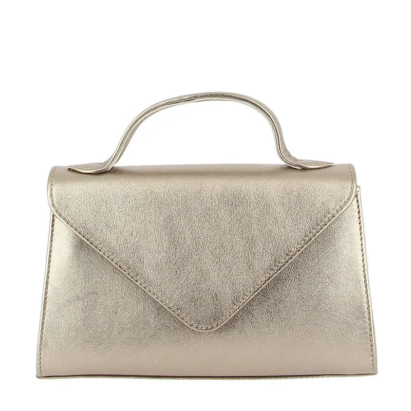 Unisa Zchiara Bronze Clutch Bag