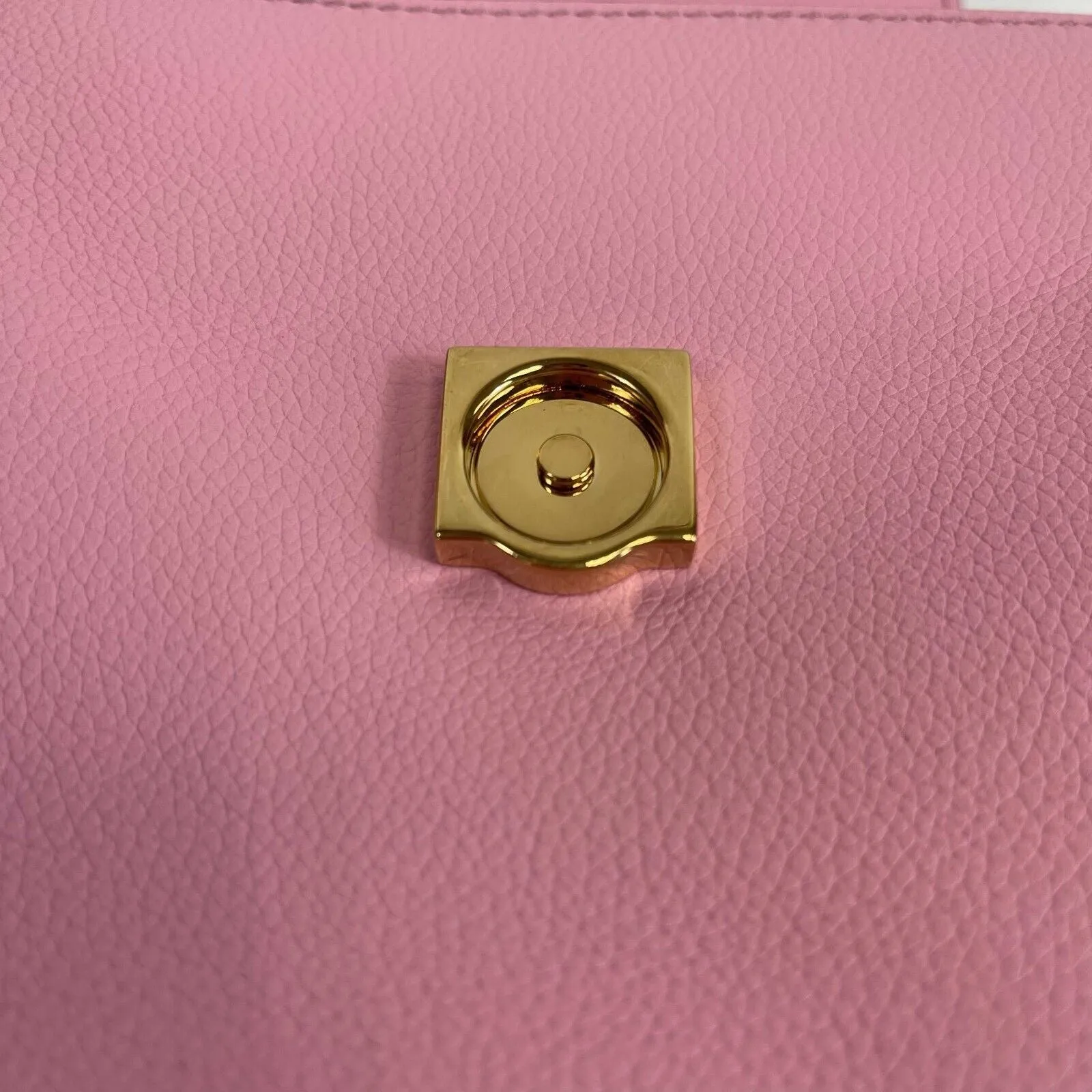 Versace - New Women's La Medusa Small Pink Top Handle w / leather & Chain Straps