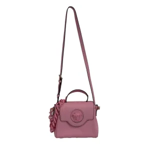 Versace - New Women's La Medusa Small Pink Top Handle w / leather & Chain Straps
