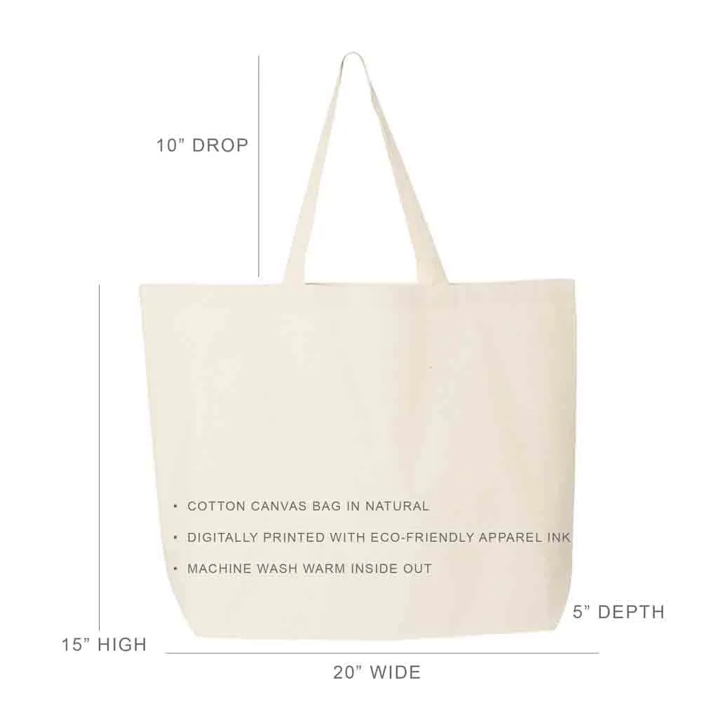 Vino Before Vows Large Bachelorette Party Tote