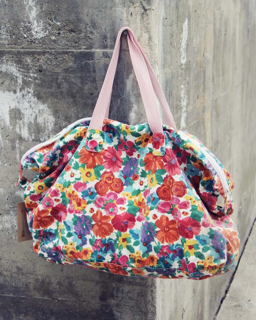 Vintage Floral Tote
