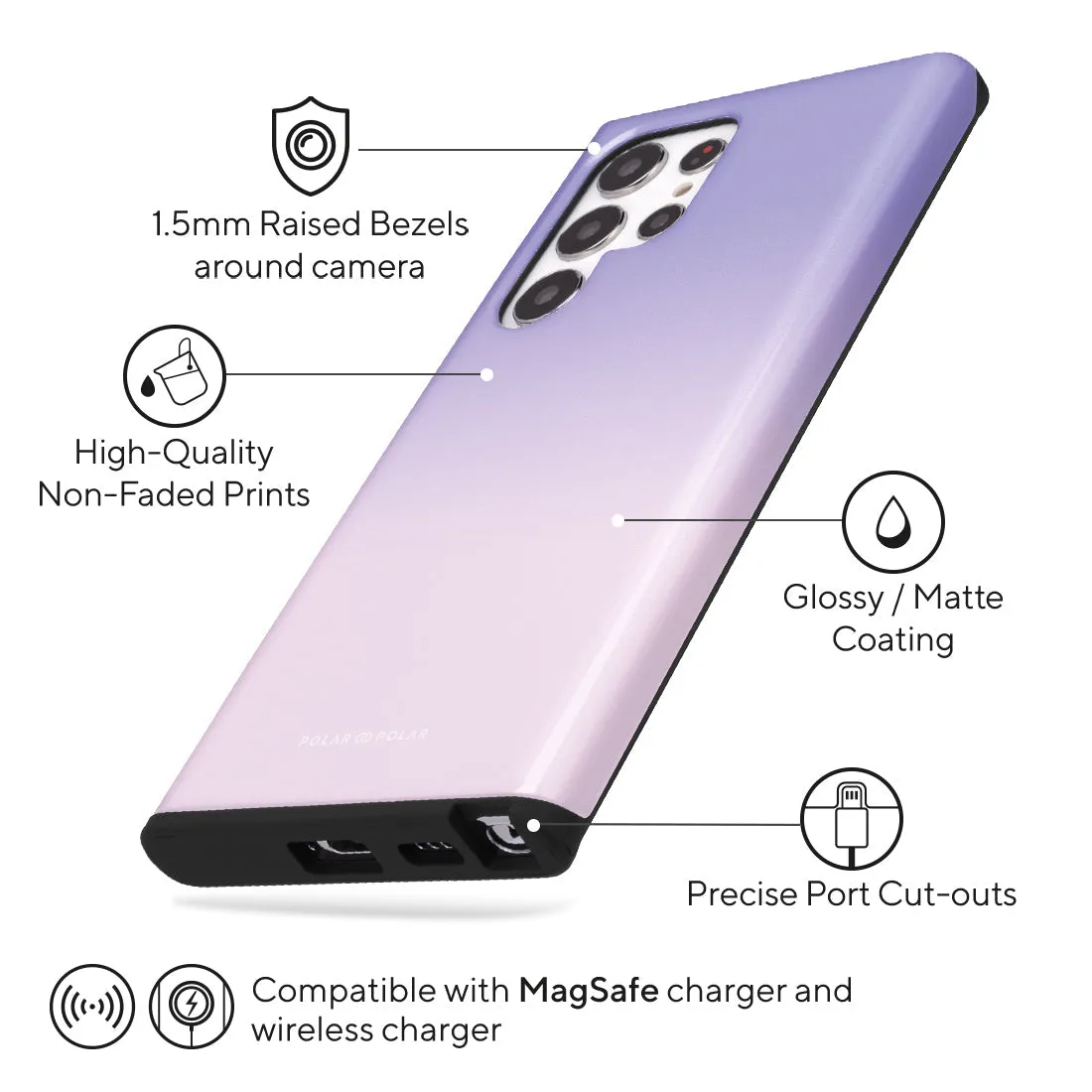 Violet Blue Pastel Custom - Samsung Galaxy S22 Ultra 5G Case