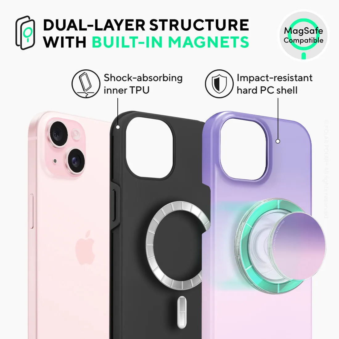 Violet Blue Pastel - iPhone 15 Case