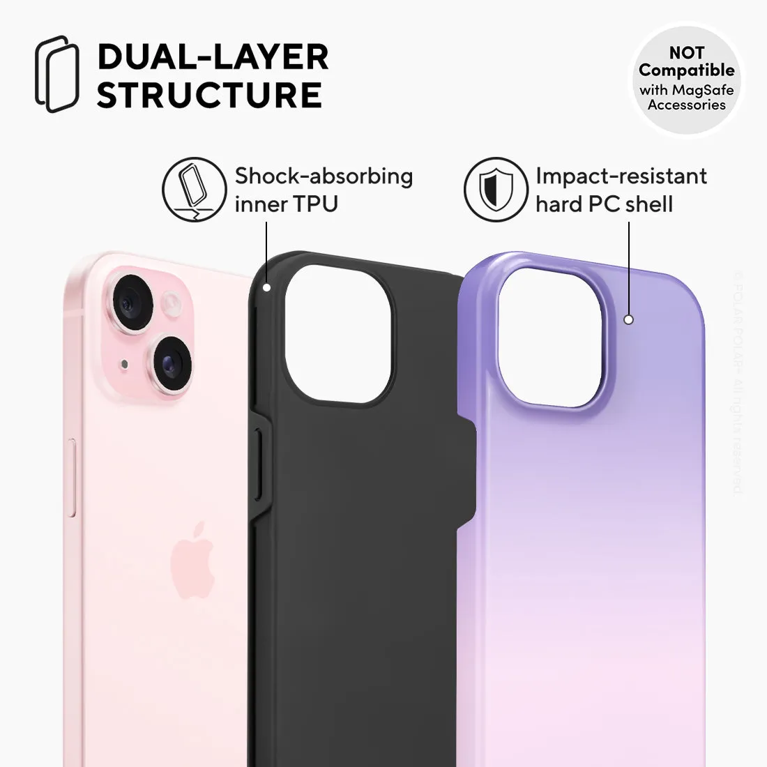 Violet Blue Pastel - iPhone 15 Case