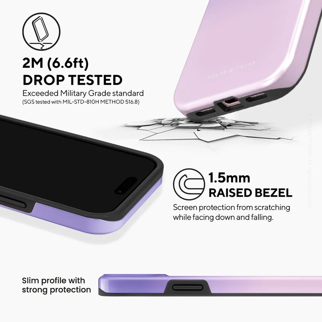 Violet Blue Pastel - iPhone 15 Case