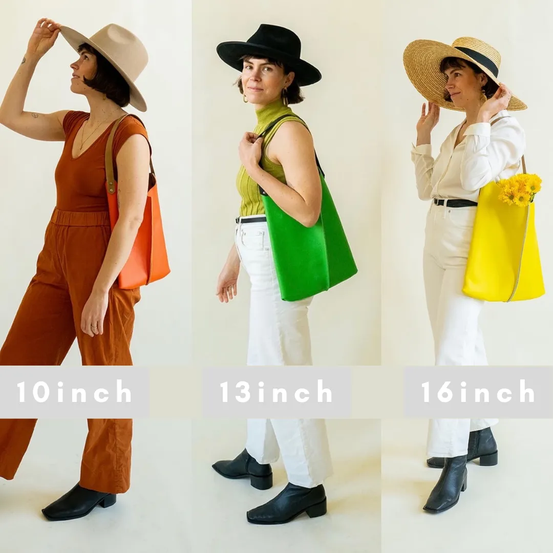 Wedge bag -  Dove white suede