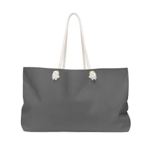 Weekender Tote Bag - Dark Grey