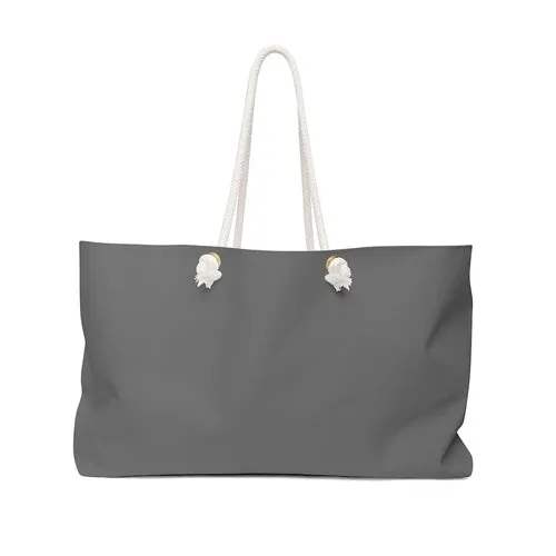 Weekender Tote Bag - Dark Grey