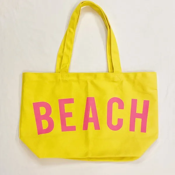 Well Made Beach Canvas Tote – Eco-Friendly Oversized Travel Bag