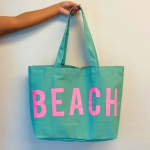 Well Made Beach Canvas Tote – Eco-Friendly Oversized Travel Bag