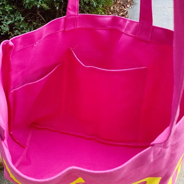 Well Made Beach Canvas Tote – Eco-Friendly Oversized Travel Bag