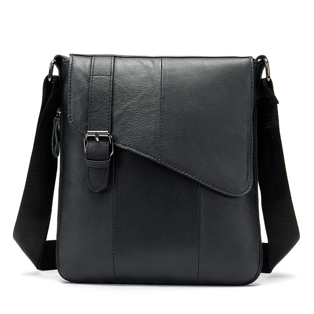 West Louis™ Men Trendy Leather Crossbody Satchel Bag