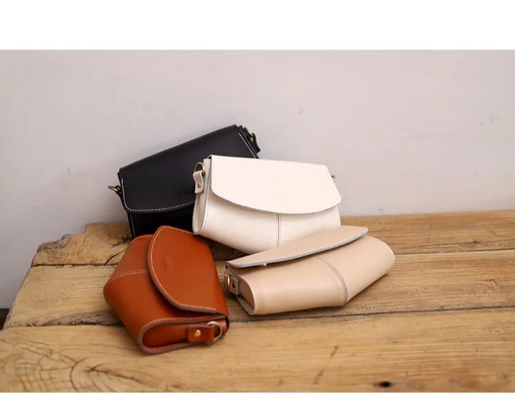 White Leather Purse White Crossbody Purse Cute White Purse Crossbody Women's Bags Crossbody