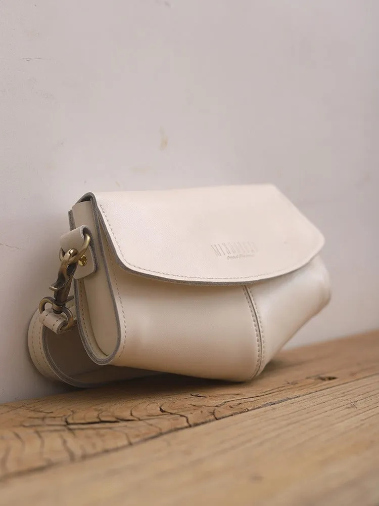 White Leather Purse White Crossbody Purse Cute White Purse Crossbody Women's Bags Crossbody