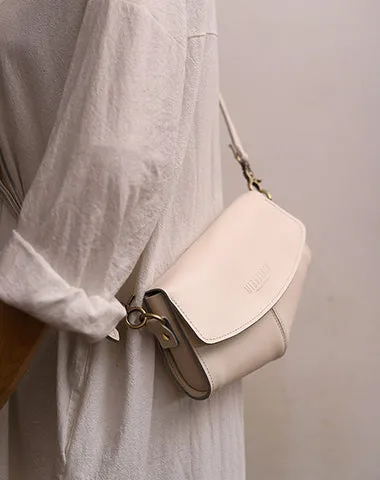 White Leather Purse White Crossbody Purse Cute White Purse Crossbody Women's Bags Crossbody