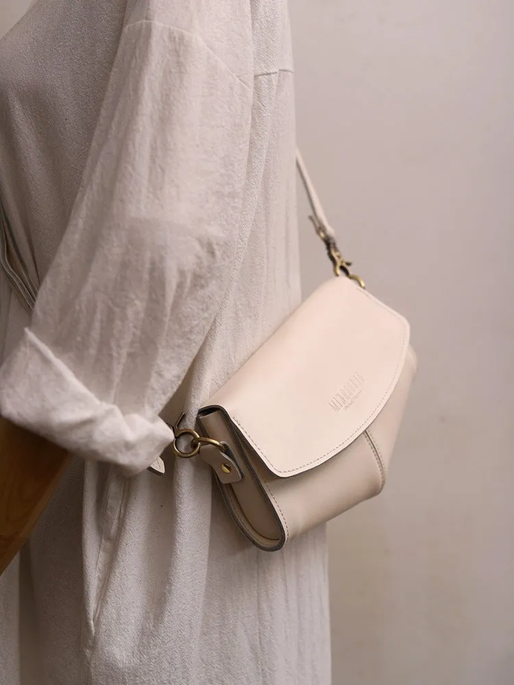 White Leather Purse White Crossbody Purse Cute White Purse Crossbody Women's Bags Crossbody