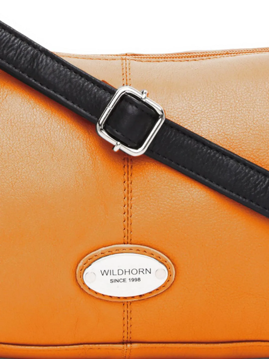 WILDHORN Modern & Stylish Cross-Body Leather Bag For Women I Top Handle Leather Sling Bag with Adjustable Strap I Handcrafted I Ideal for Travelling, Parties, Weddings & Gifts