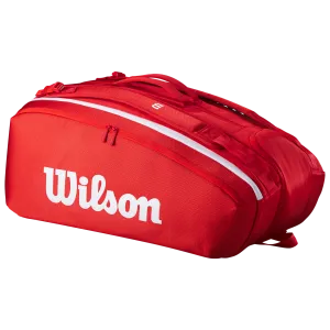 Wilson Super Tour Red 15 Racket Bag (2025)
