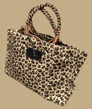 Wrangler Leopard Print Oversized Tote Bag