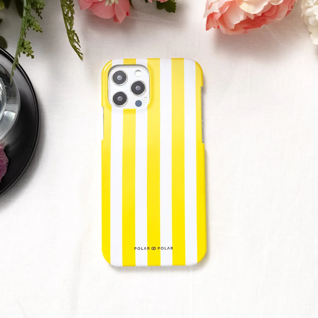 Yellow Stripe Custom - iPhone 12 Case