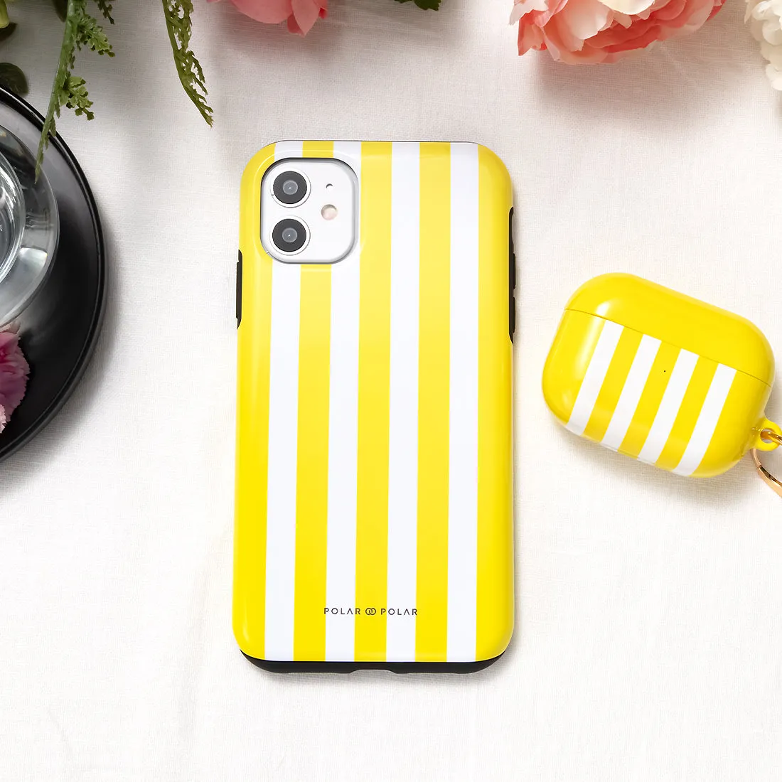Yellow Stripe Custom - iPhone 12 Case