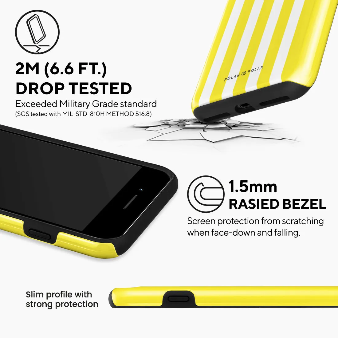 Yellow Stripe Custom - iPhone 8 Plus/7 Plus Case