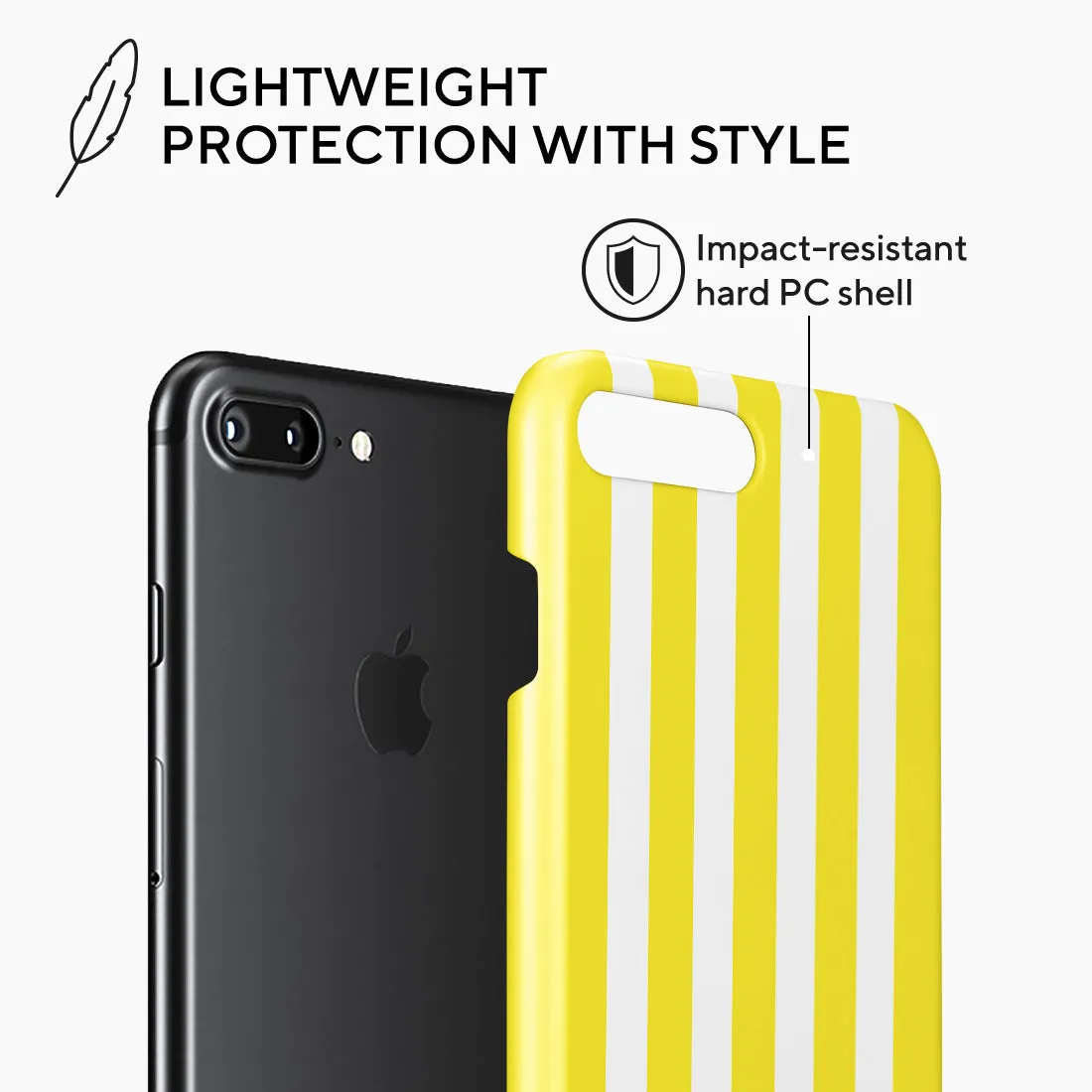 Yellow Stripe Custom - iPhone 8 Plus/7 Plus Case